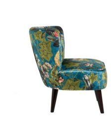 Passiflora Kingfisher Lexi Chair by Clarke & Clarke